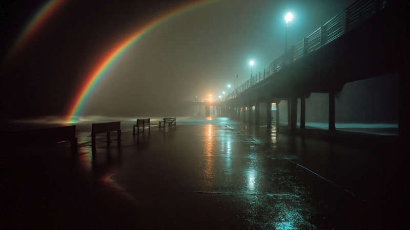 high contrast photography wallpaper, dramatic skies, coastal vibes, background for desktop wallpaper (horizontal)