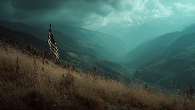 gathering wallpaper, tribute, flag display, background for desktop wallpaper (horizontal)