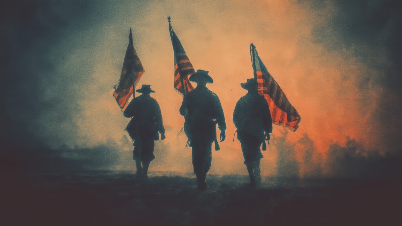 historical significance wallpaper, patriotic, flag, background for desktop wallpaper (horizontal)