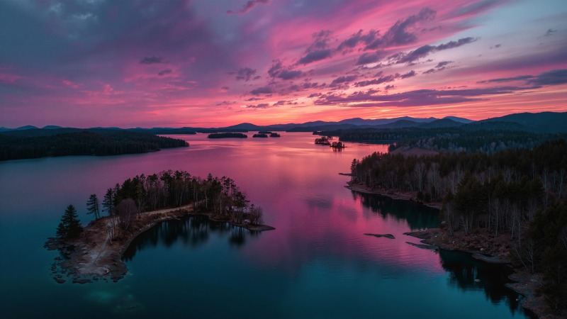 panoramic views wallpaper, terrain, aerial, background for desktop wallpaper (horizontal)