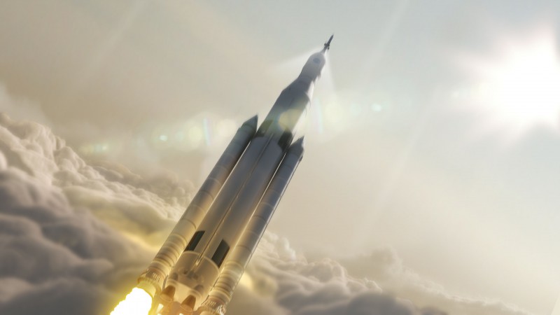 SpaceX, Falcon Heavy, ship, rocket, mars, mission (horizontal)