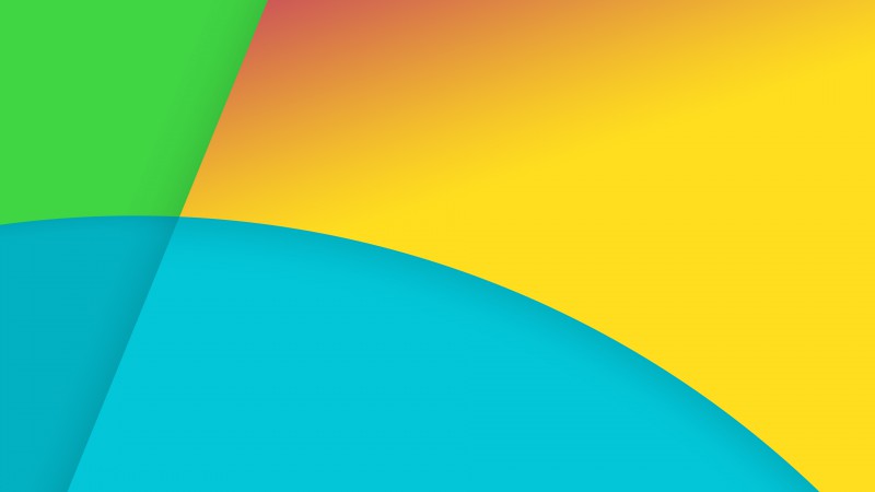 android, 4k, 5k wallpaper, abstract, yellow, blue, green (horizontal)