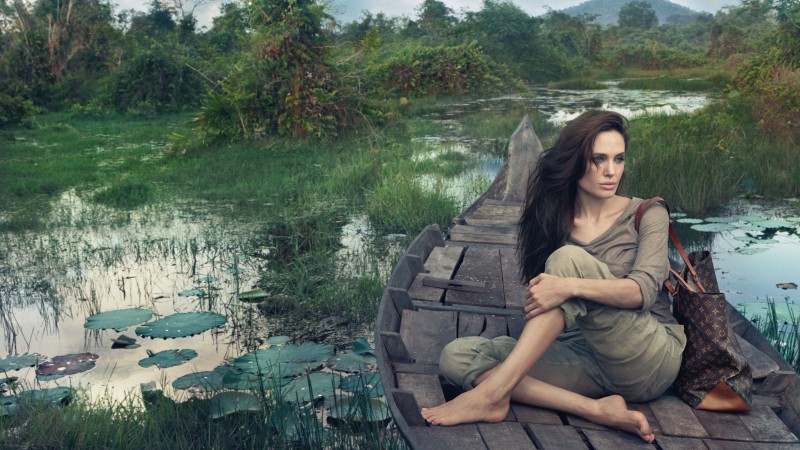 Angelina Jolie, Most Popular Celebs in 2015, actress, brunette (horizontal)