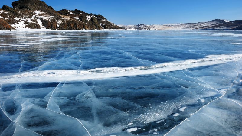 Baikal, 5k, 4k wallpaper, 8k, ice, lake, mountains (horizontal)