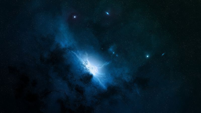 Nebula, space, stars, Andromeda (horizontal)