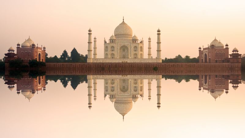 Taj Mahal, India, temple, castle, travel, tourism (horizontal)