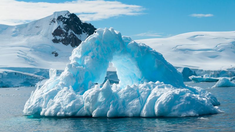 Antarctica, 5k, 4k wallpaper, 8k, iceberg, north, winter (horizontal)