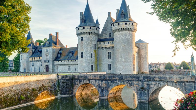 Chateau de sully-sur-loire, France, castle, travel, tourism (horizontal)
