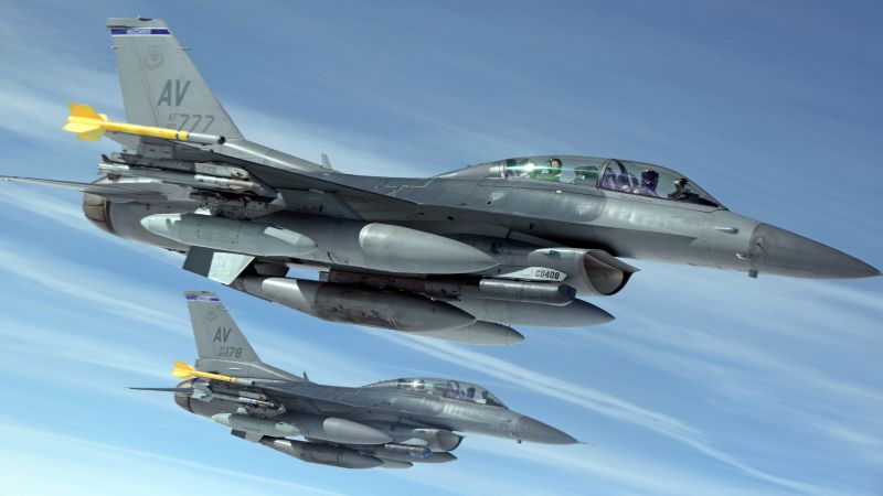 F-16, Fighting Falcon, US Army, U.S. Air Force, General Dynamics (horizontal)