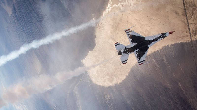 F-16, Fighting Falcon, US Army, U.S. Air Force, General Dynamics (horizontal)