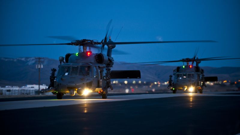 Sikorsky UH-60 Black Hawk, helicopter, U.S. Air Force (horizontal)
