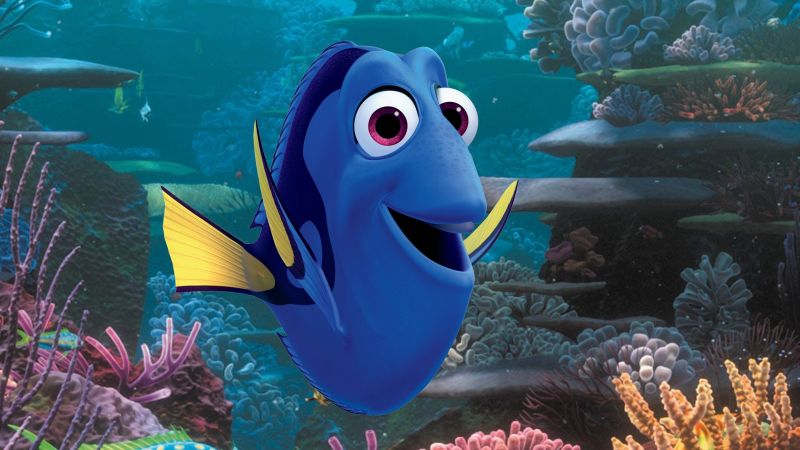 Finding Dory, nemo, fish, Pixar, animation (horizontal)