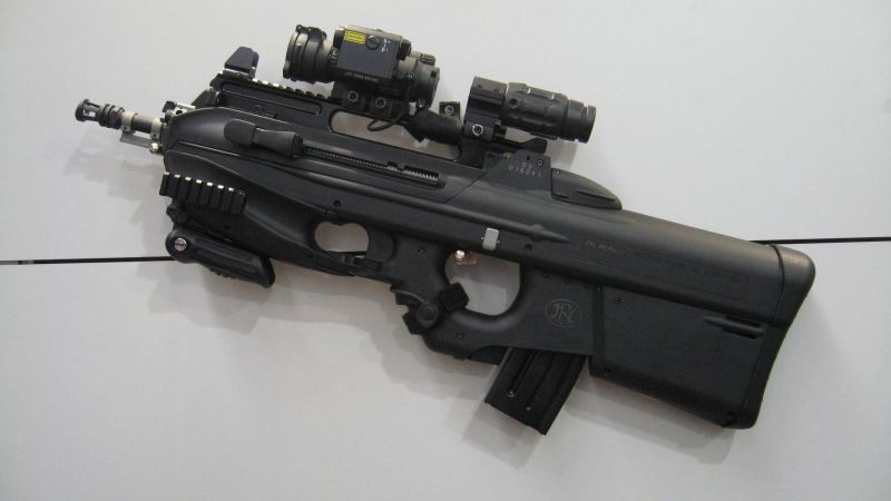 FN F2000, 5.56×45mm, NATO, assault rifle,  (horizontal)