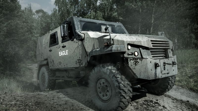 MOWAG Eagle, wheeled armored vehicle, Swiss Army (horizontal)