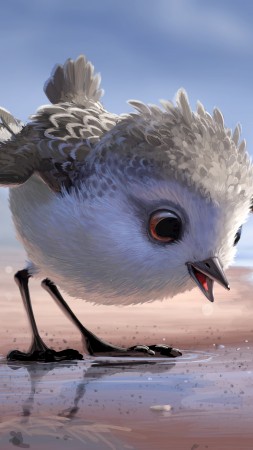 Piper, bird, pixar (vertical)