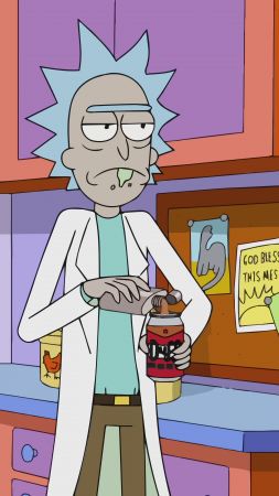 Rick and Morty, rick, 3 season, best tv series (vertical)