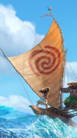 Moana, Maui, ocean, best animation movies of 2016 (vertical)