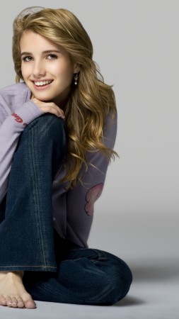Emma Roberts, actress, model, brunette, Palo Alto, American Horror Story (vertical)