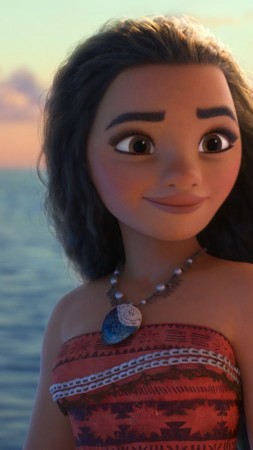 Moana, sea, girl, best animation movies of 2016 (vertical)