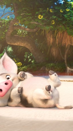 Moana, pugo, piggy, best animation movies of 2016 (vertical)