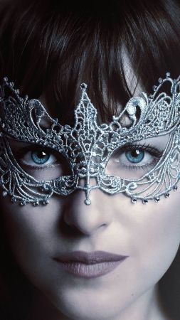 Fifty Shades Darker, Dakota Johnson, mask, best movies (vertical)