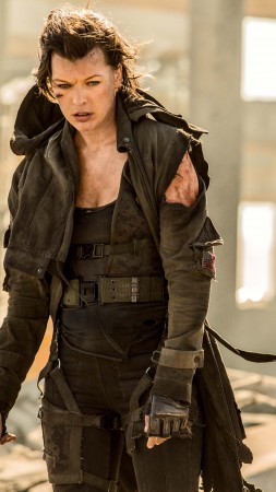 Resident Evil: The Final Chapter, Milla Jovovich, guns, best movies (vertical)