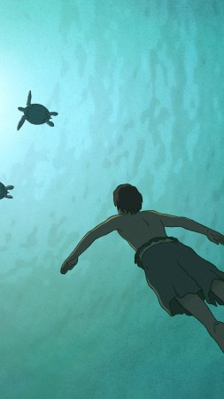 The Red Turtle, La tortue rouge, best animation movies (vertical)