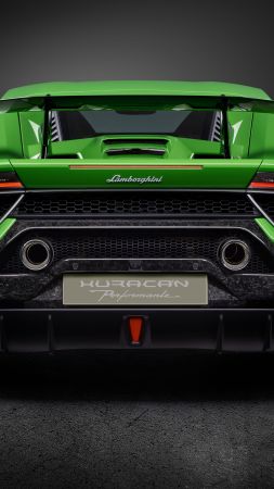 Lamborghini Huracan Performante, supercar, Geneva Auto Show 2017 (vertical)