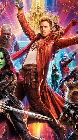 Guardians of the Galaxy Vol. 2, Star-Lord, Gamora, Drax, Rocket, Yondu Udonta, best movies (vertical)