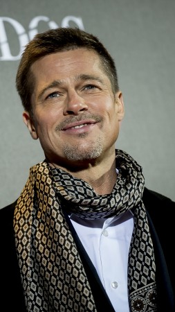 Brad Pitt, photo, 4k (vertical)