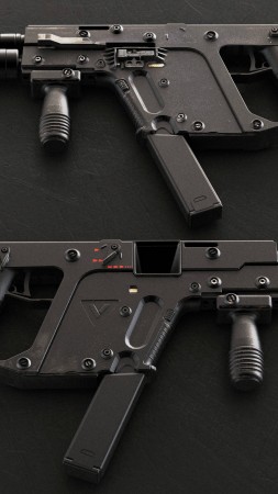 KRISS Vector, CRB, Carbine, submachine gun, KSVS, .45 ACP, U.S. Army (vertical)