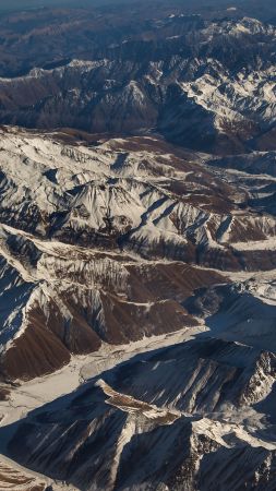 Caucasus Mountains, 4k (vertical)