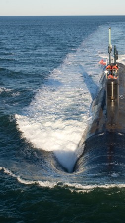 USS North Dakota, submarine, SSN-784, Virginia-class, U.S. Navy (vertical)