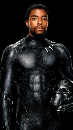 Black Panther, Chadwick Boseman, 4k (vertical)