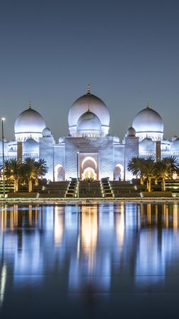 Sheikh Zayed Mosque, Abu Dhabi, 4k (vertical)