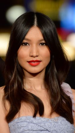 Gemma Chan, portrait, brunette, 4k (vertical)