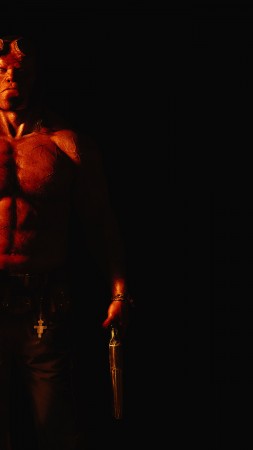 Hellboy, David Harbour, 4k (vertical)