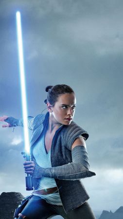 Star Wars: The Last Jedi, Daisy Ridley, 5k (vertical)