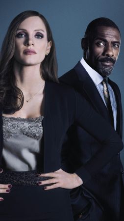 Molly's Game, Jessica Chastain, Idris Elba, 5k (vertical)