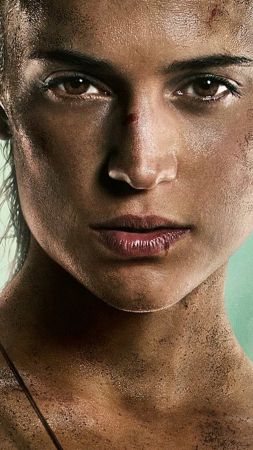 Lara Croft, Tomb Raider, Alicia Vikander, 4k (vertical)