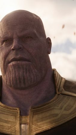 Avengers: Infinity War, Thanos, Josh Brolin, 4k (vertical)