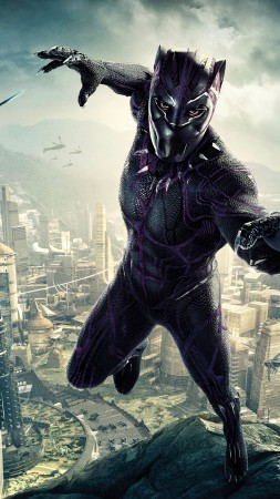 Black Panther, poster, 8k (vertical)