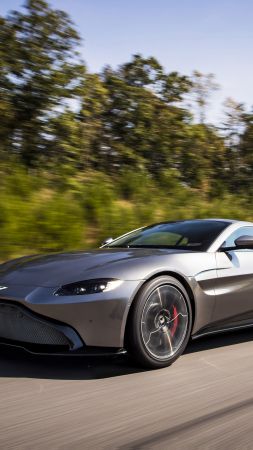 Aston Martin, coupe, Vantage GTE, Geneva Motor Show 2018, 4k (vertical)