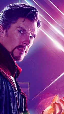 Avengers: Infinity War, Doctor Strange, Benedict Cumberbatch, 8k (vertical)