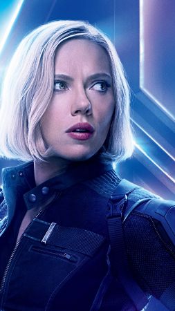Avengers: Infinity War, Black Widow, Scarlett Johansson, 8k (vertical)