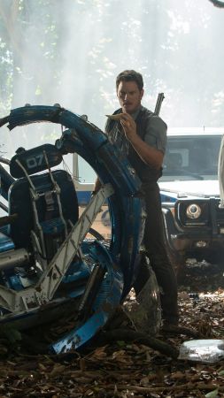 Jurassic World: Fallen Kingdom, Bryce Dallas Howard, Chris Pratt, Ted Levine, 4K, 5K (vertical)