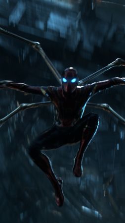 Avengers: Infinity War, Iron Spider, 4K (vertical)