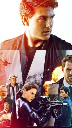 Mission: Impossible - Fallout, poster, Tom Cruise, 4K (vertical)