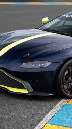 Aston Martin Vantage GT4, 2019 Cars, 4K (vertical)