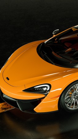 McLaren 570S, 2019 Cars, supercar, luxury cars, 4K (vertical)